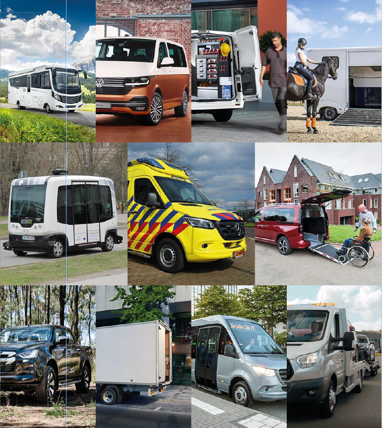 Collage of different industries that VB operates in